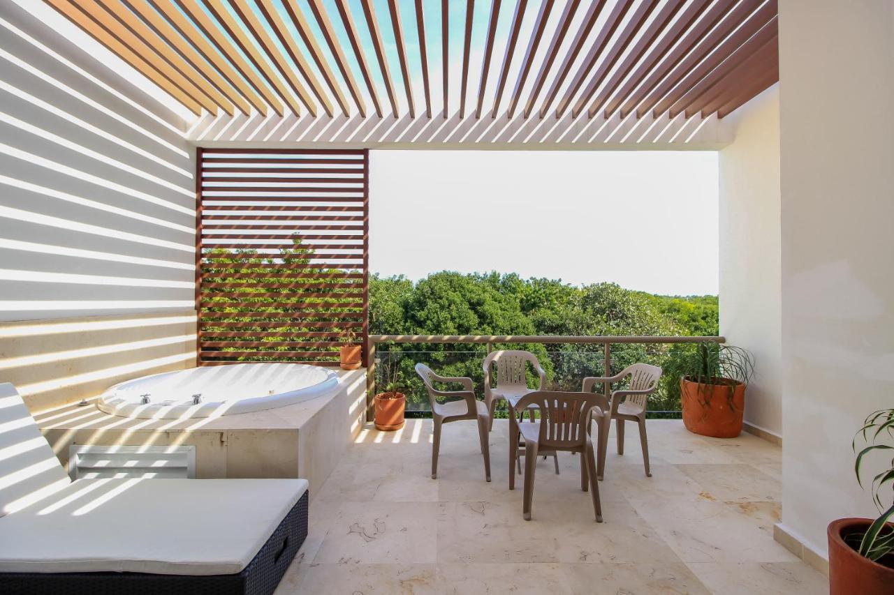Exceptional 2Story Penthouse With Hot Tub And Rooftop Terrace In Bahia Principe Akumal Exterior photo